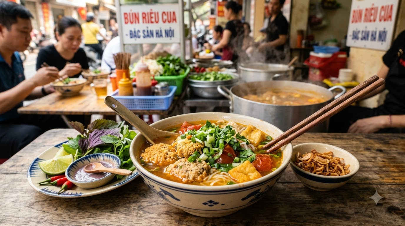 bún riêu cua - tổng quan và chuẩn bị bún riêu cua - tổng quan và chuẩn bị