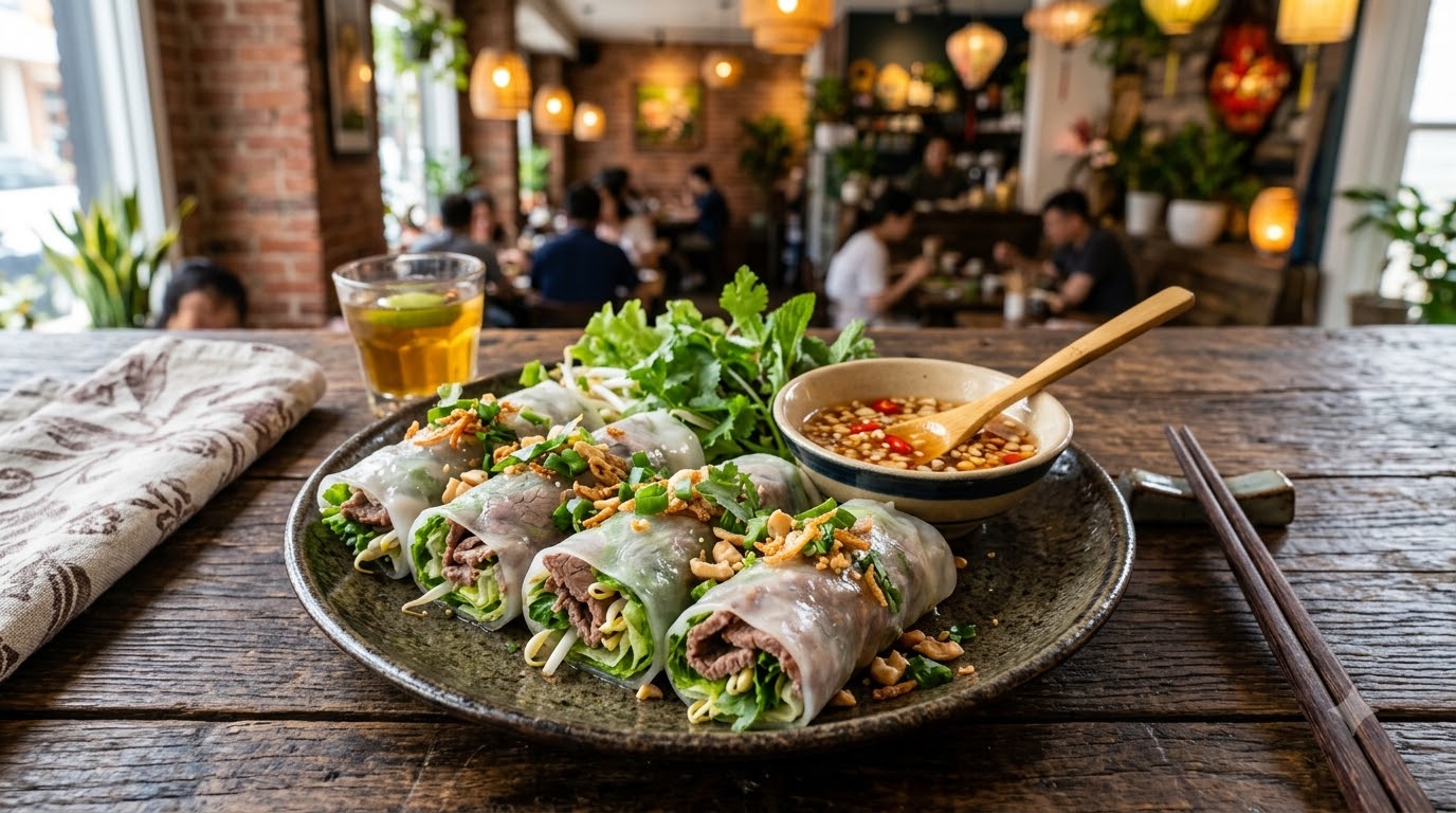 phở cuốn - tổng quan và chuẩn bị