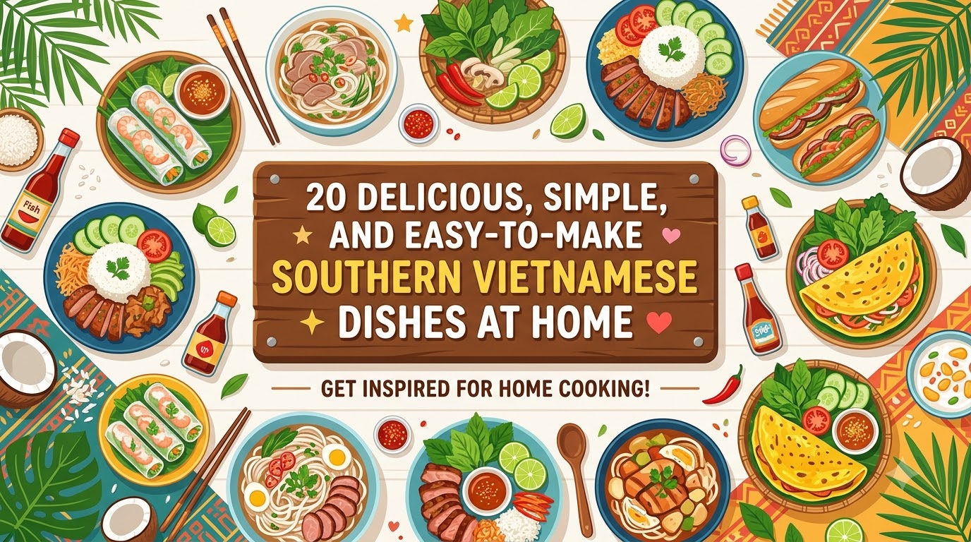 món ngon miền Nam - các bước thực hiện chi tiết