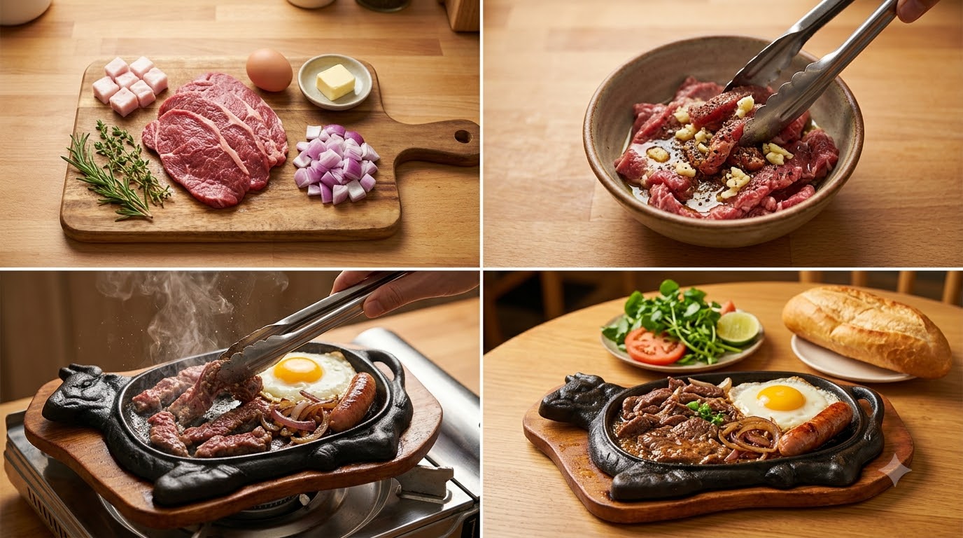 cách làm bò né - kết quả thành phẩm