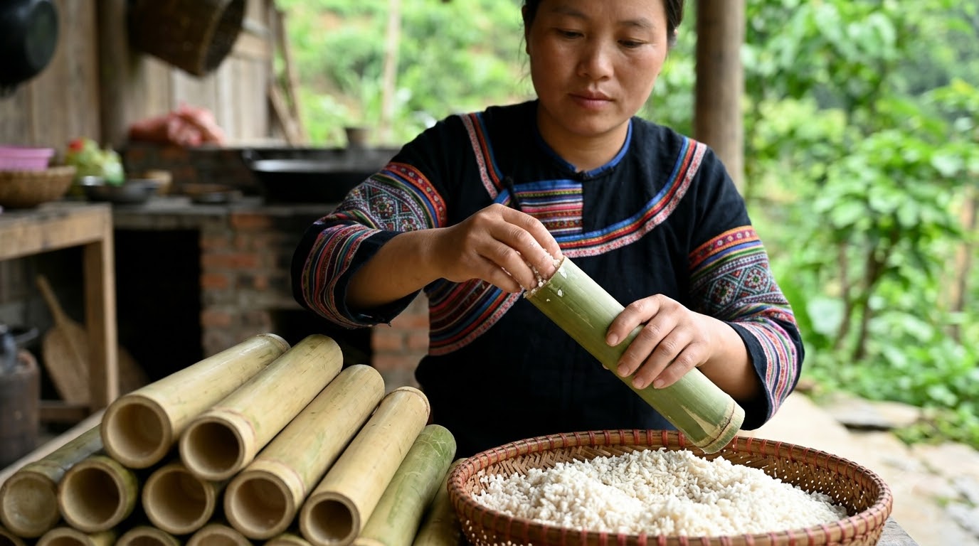 cơm lam - tổng quan và chuẩn bị