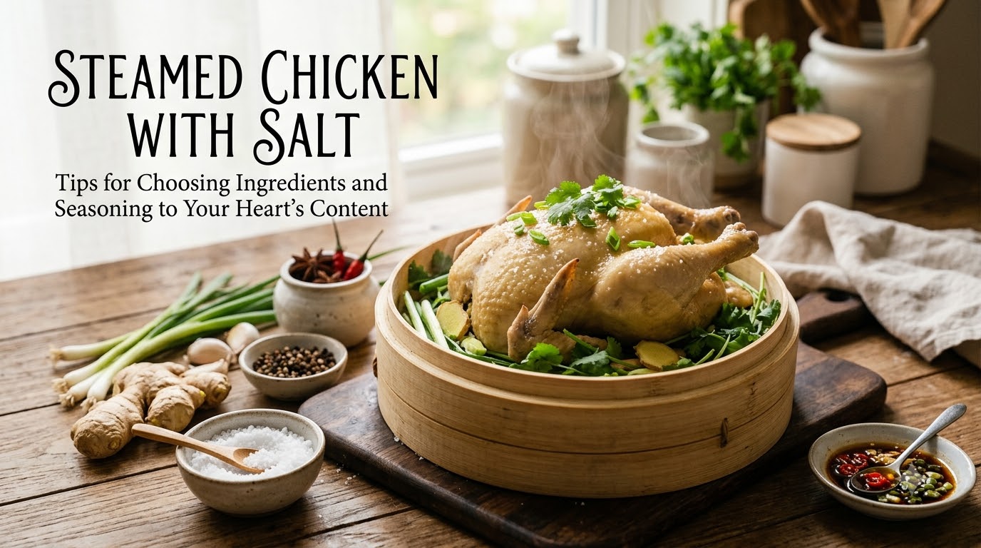 gà hấp muối - tổng quan và chuẩn bị