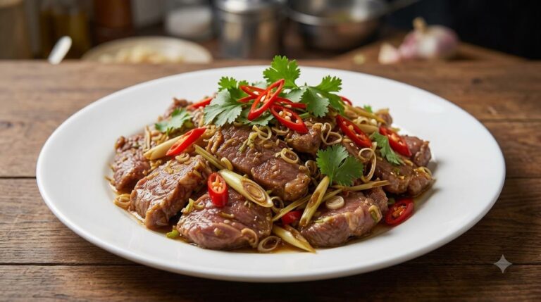 heo rừng xào sả ớt - hướng dẫn