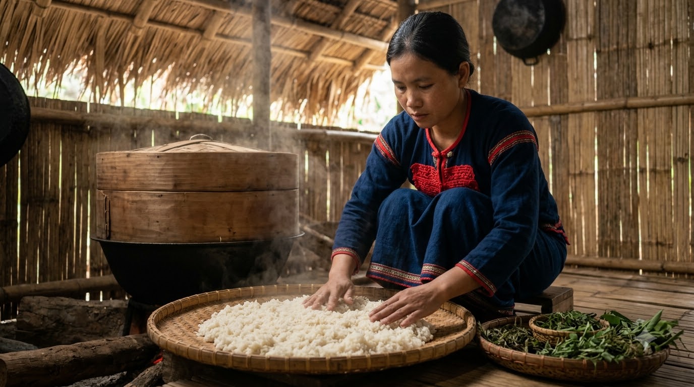 rượu cần Tây Nguyên - kết quả thành phẩm