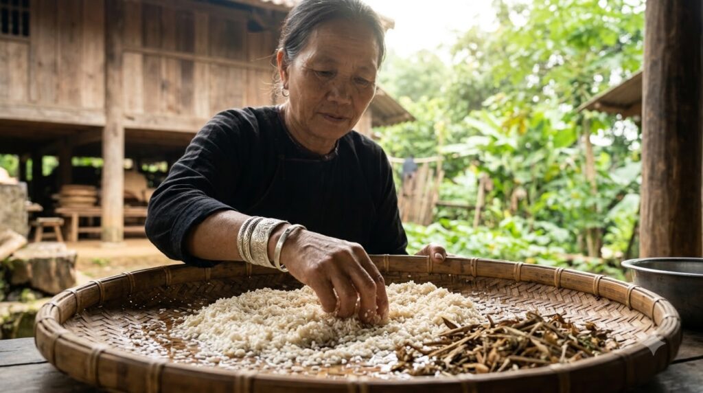 rượu cần Tây Nguyên - hướng dẫn