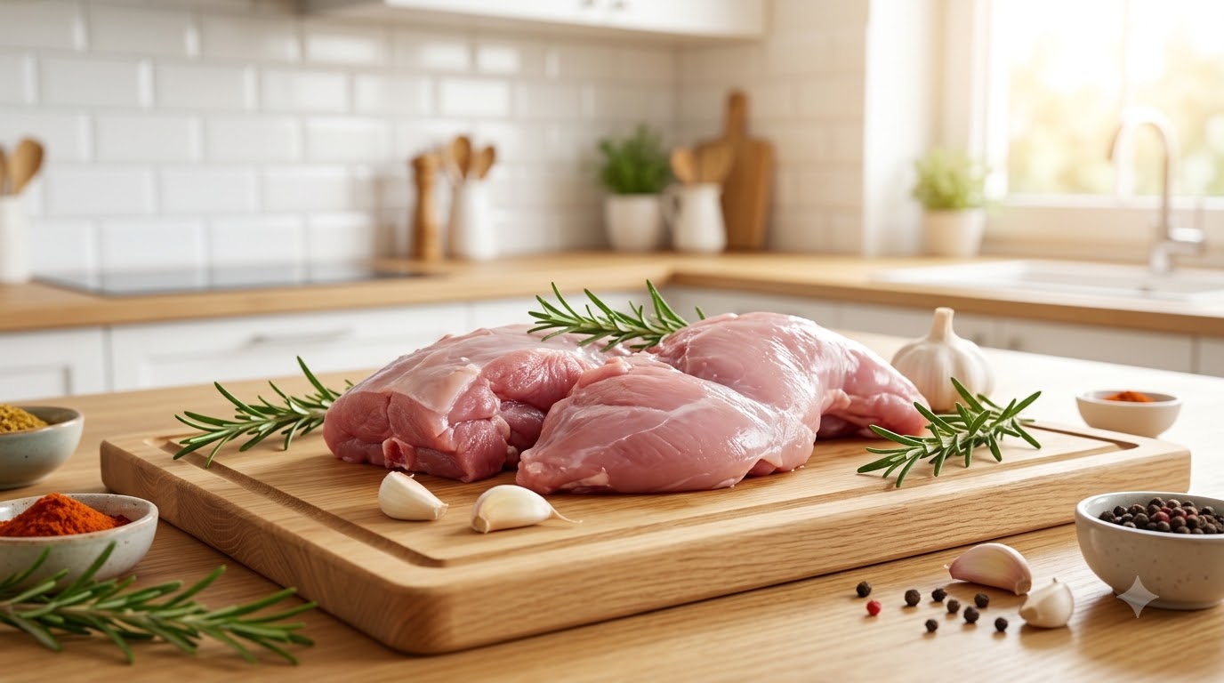 thịt thỏ - các bước thực hiện chi tiết