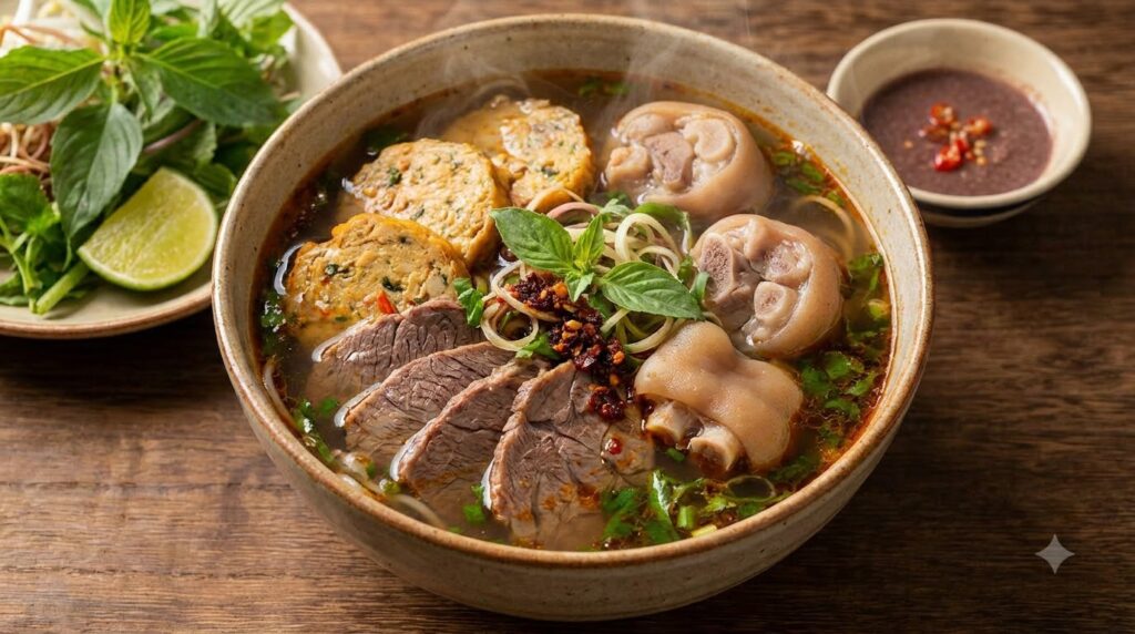 Trải Nghiệm Tô Bún Bò Huế Chuẩn Vị Cố Đô: Nước Dùng Đậm Mùi Ruốc Sả Khó Quên 1 cách nấu bún bò huế - tổng quan và chuẩn bị