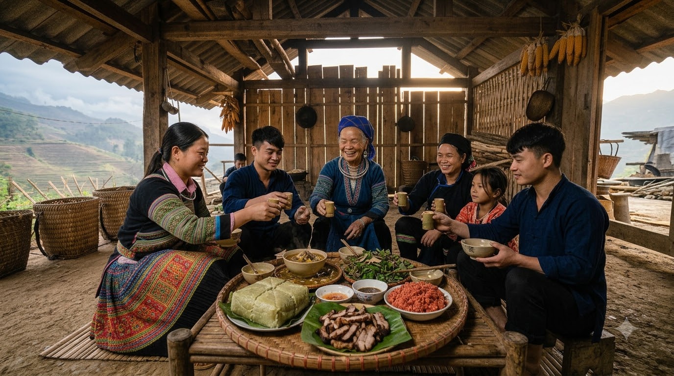 Tìm hiểu nét tinh túy của mâm cỗ Tết dân tộc vùng cao qua các vùng miền Tìm hiểu nét tinh túy của mâm cỗ Tết dân tộc vùng cao qua các vùng miền
